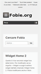 Mobile Screenshot of fobie.org